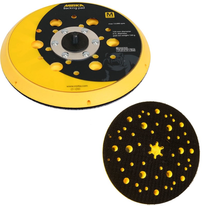 Backing pad Ø150 grip 51h medium Mirka Backing pad Ø150 grip 51h medium Mirka