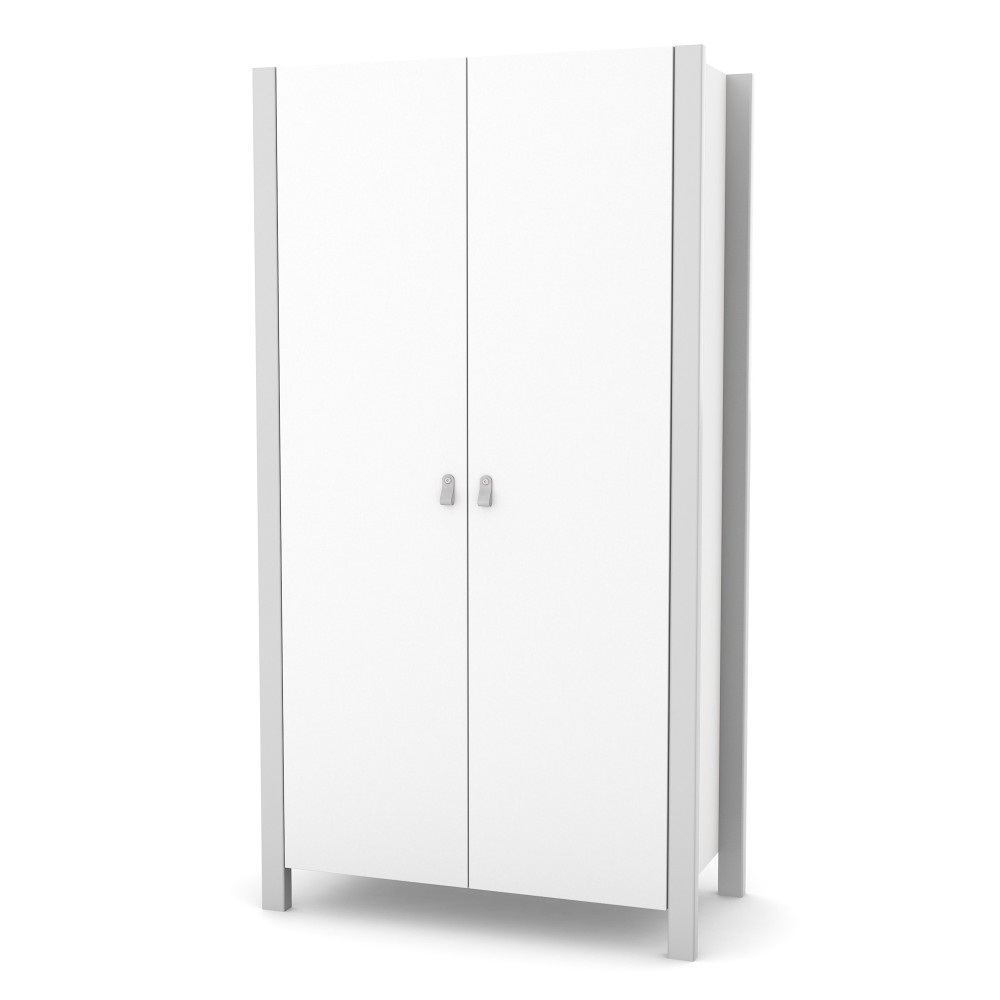 Dulap cameră copii Maia 960 alb gri deschis Dulap Maia 960 alb gri deschis pentru camera copiilor, 96 × 47,2 × 179,5 cm