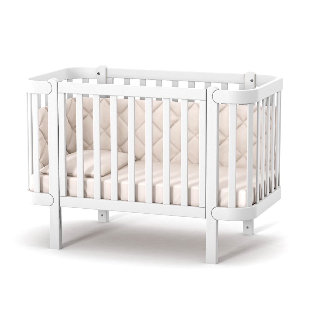 Pătuț bebe Maia alb Pătuț bebe Maia alb, loc de dormit 120 × 60 cm