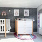 Comodă Maia 900 natur cu patru sertare, 90 × 50 × 85,6 cm, pentru camera copilului, imaginea 7