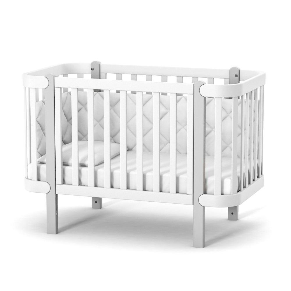 Pătuț bebe Maia gri Pătuț bebe Maia gri, loc de dormit 120 × 60 cm