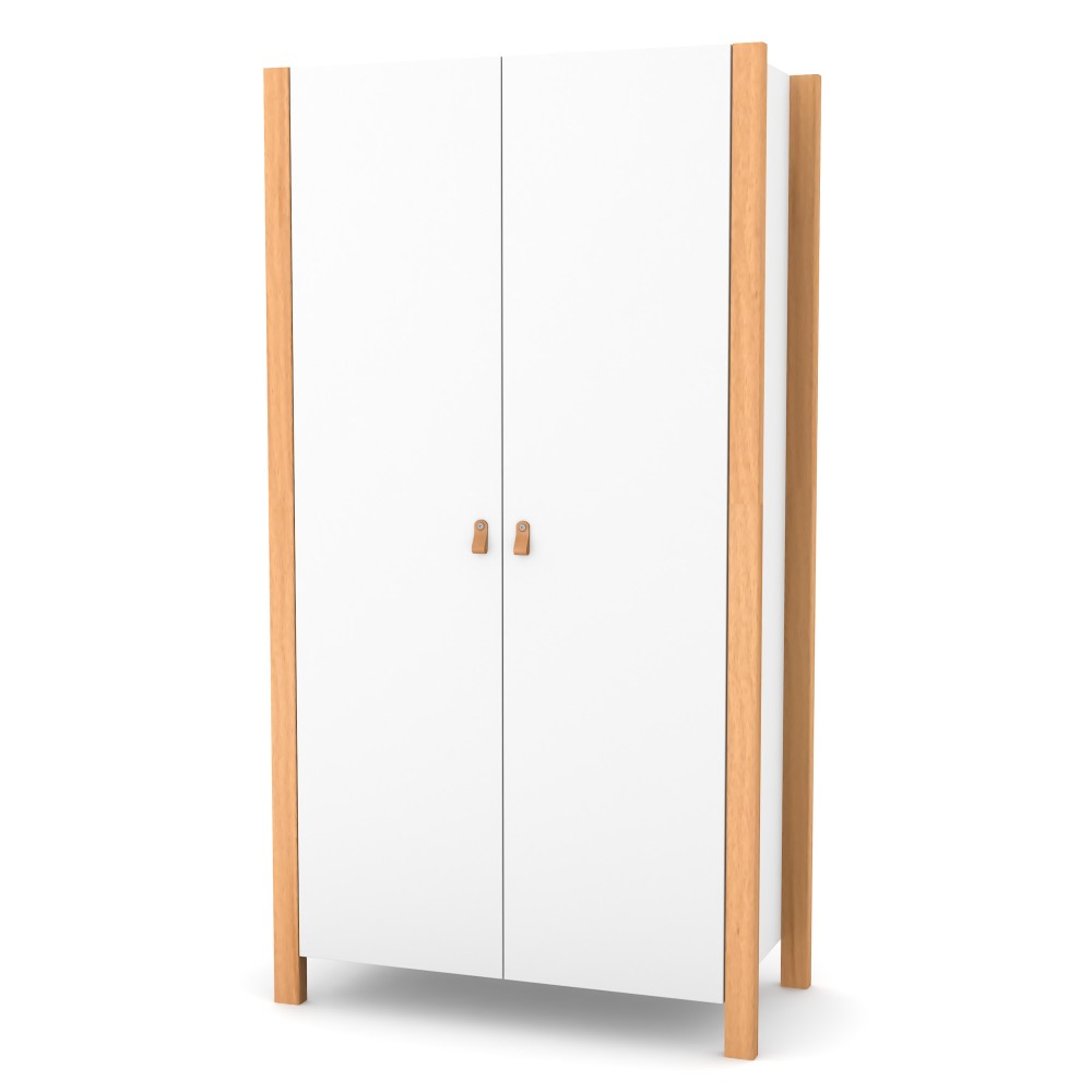 Dulap cameră copii Maia 960 alb natur Dulap Maia 960 alb natur pentru camera copiilor, 96 × 47,2 × 179,5 cm