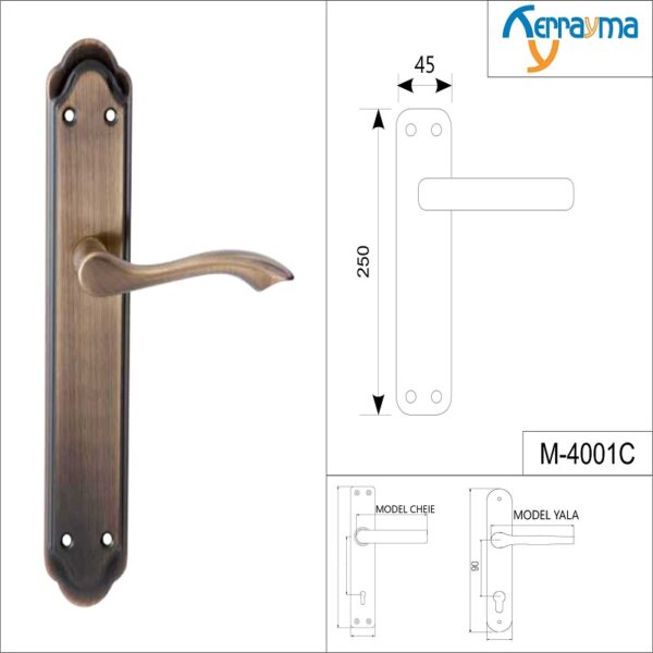 SET MÂNERE PLACA M-4001/C