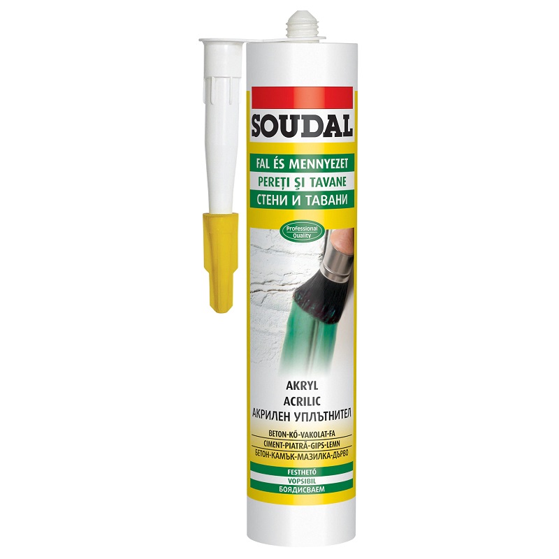 MASTIC ACRILIC ZIDARIE 300ML SOUDAL MASTIC ACRILIC ZIDARIE 300ML SOUDAL
