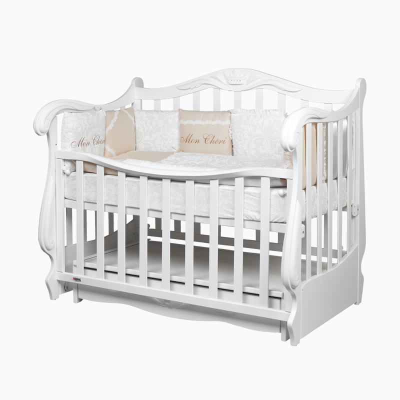Pătuț bebe Quinny alb Pătuț bebe Quinny alb, loc de dormit 120 × 60 cm