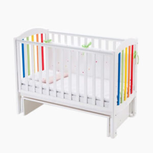 Pătuț bebe Rainbow, loc de dormit 120 × 60 cm