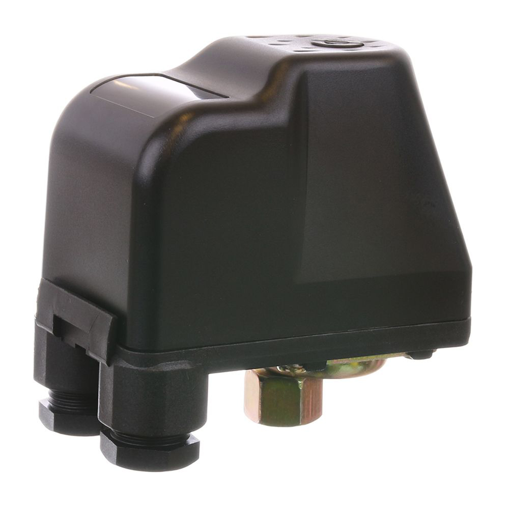 Presostat pentru hidrofor Italtecnica PM5 Presostat negru Italtecnica PM5 pentru hidrofor, cu două presetupe pentru cabluri și racord metalic de 1/4″