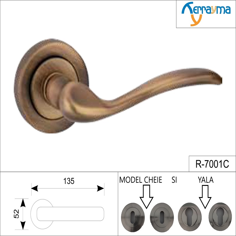 SET MÂNERE 7001 ROZETĂ FILETATA LUCIOS R-7001/C SET MÂNERE 7001 ROZETĂ FILETATA LUCIOS R-7001/C