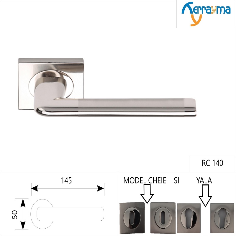 SET MÂNERE ROZETĂ PĂTRATĂ RC 140 SET MÂNERE ROZETĂ PĂTRATĂ RC 140