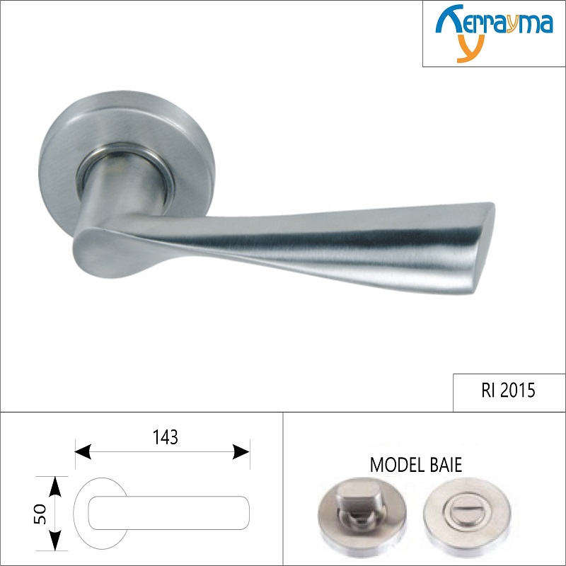 SET MÂNERE ROZETĂ INOX PENTRU BAIE RI-2015 WC SET MÂNERE ROZETĂ INOX PENTRU BAIE RI-2015 WC