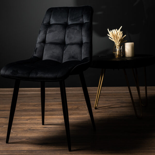 Scaun Lisabona Negru — imaginea 2