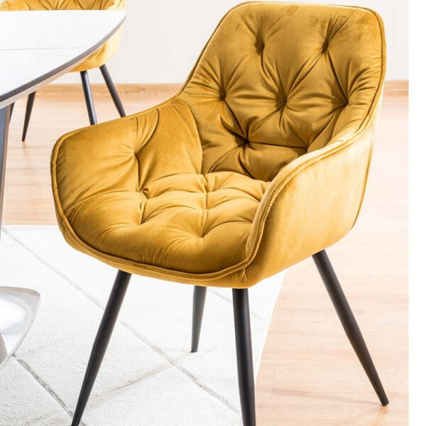 Scaun Oslo Galben — imaginea 2