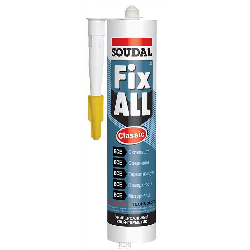 ADEZIV FIX ALL ALB 290ML SOUDAL ADEZIV FIX ALL ALB 290ML SOUDAL