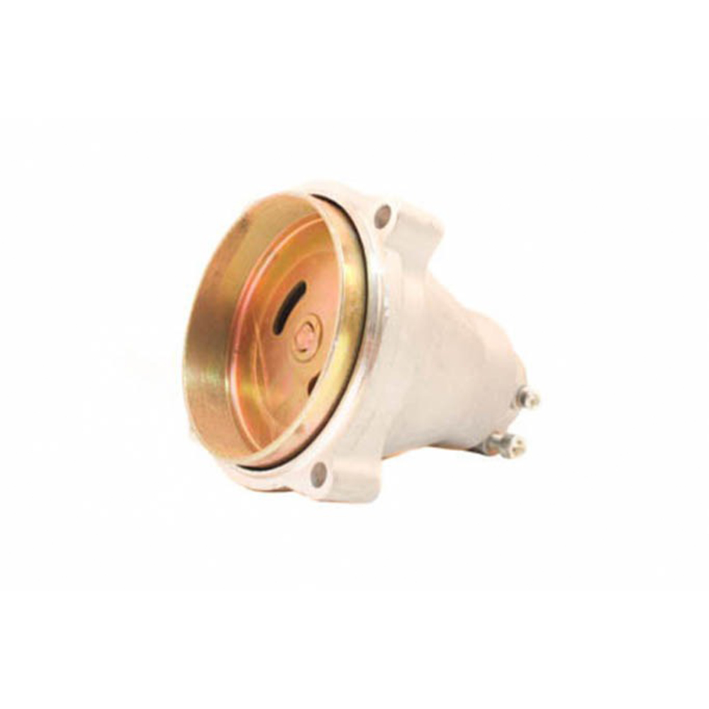 Cap superior 9T de 26 mm pentru motocoasă Cap superior de motocoasă 9T pentru țeavă de 26 mm, cu clopotul de ambreiaj vizibil în carcasă