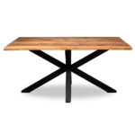 Masă lemn masiv nuc Spider, 6 persoane, 1800x900mm