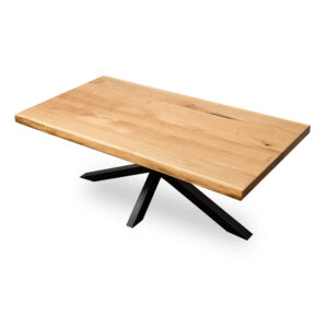 Măsuță cafea lemn masiv Spider, 1200x600x450mm — imaginea 2