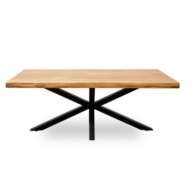 Măsuță cafea lemn masiv Spider, 1200x600x450mm
