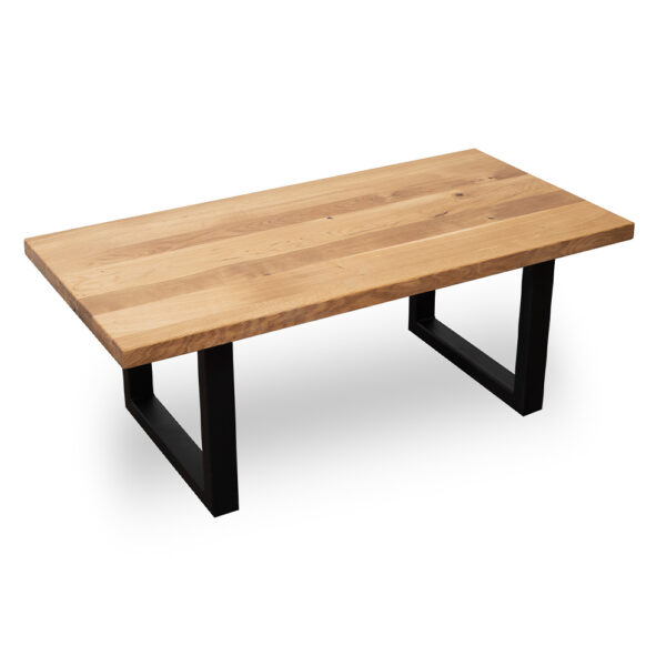 Măsuță cafea lemn masiv Square, 1200x600x450mm — imaginea 2