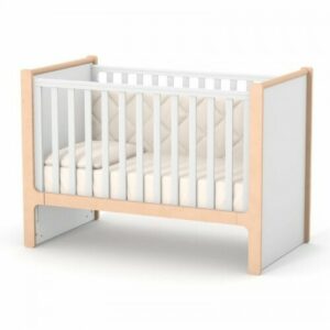 Pătuț bebe Bacău alb cu opțiune de co-sleeping, loc de dormit 120 × 60 cm, imaginea 2