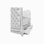 Pătuț bebe Fantasy Silver, loc de dormit 120 × 60 cm, imaginea 3