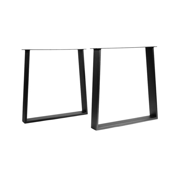 Picior metalic Haga, Negru, 800mm — imaginea 2