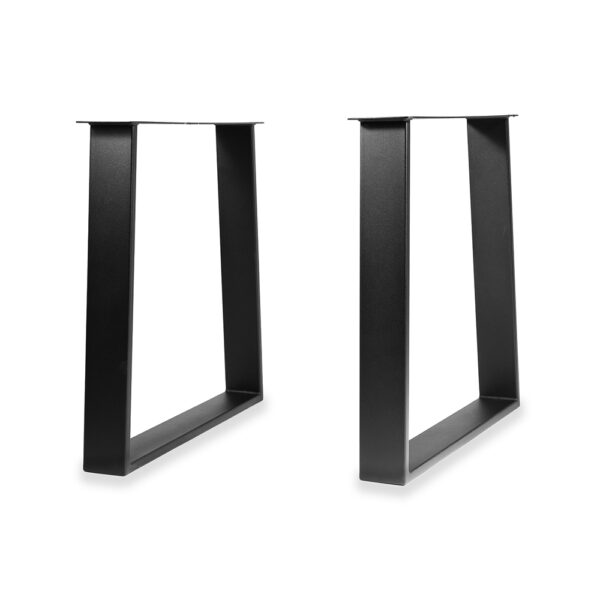 Picior metalic Haga, Negru, 800mm