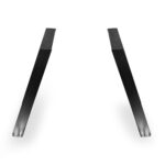 Picior metalic Oblio, Negru, 720mm — imaginea 2