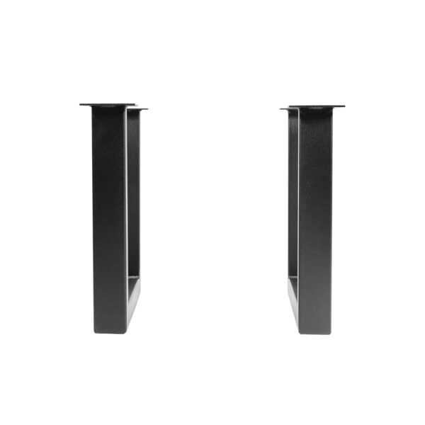 Picior metalic Pătrat, Negru, 800mm — imaginea 2