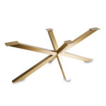 Picior metalic Spider, Auriu, 1600x800mm — imaginea 2