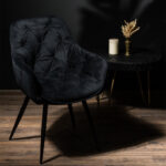 Scaun Oslo Negru — imaginea 5