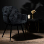 Scaun Oslo Negru — imaginea 4