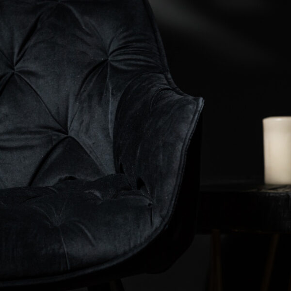 Scaun Oslo Negru — imaginea 2