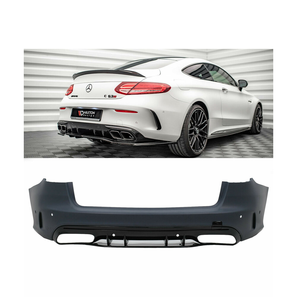 Bară Spate compatibilă cu Mercedes C Class S205 AMG 63 Design Bară Spate compatibilă cu Mercedes C Class S205 AMG 63 Design