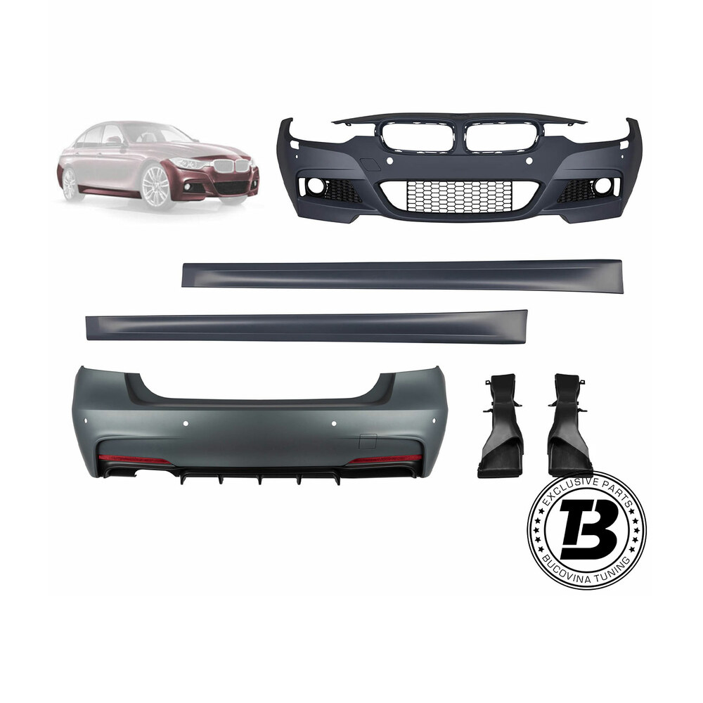 Pachet Exterior compatibil cu BMW Seria 3 F30 M-Tech Design Pachet Exterior compatibil cu BMW Seria 3 F30 M-Tech Design