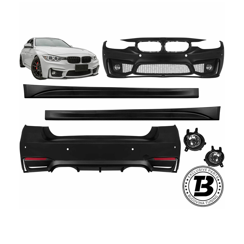 Pachet Exterior compatibil cu BMW Seria 3 F30 M3 Design Pachet Exterior compatibil cu BMW Seria 3 F30 M3 Design