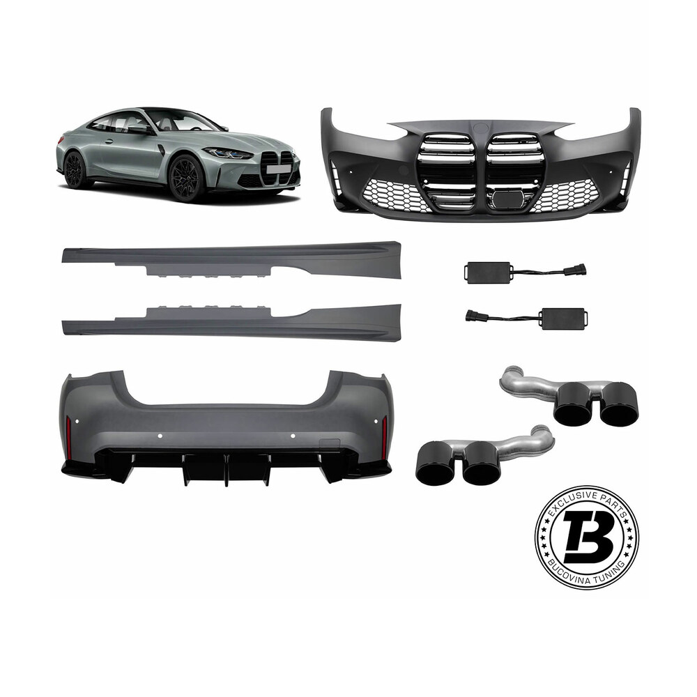 Pachet Exterior compatibil cu BMW Seria 4 G22 M4 Design Pachet Exterior compatibil cu BMW Seria 4 G22 M4 Design