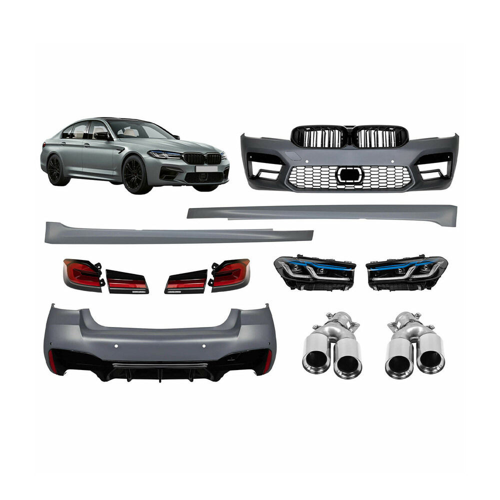 Pachet Exterior compatibil cu BMW Seria 5 G30 conversie la G30 LCI M5 Design Pachet Exterior compatibil cu BMW Seria 5 G30 conversie la G30 LCI M5 Design