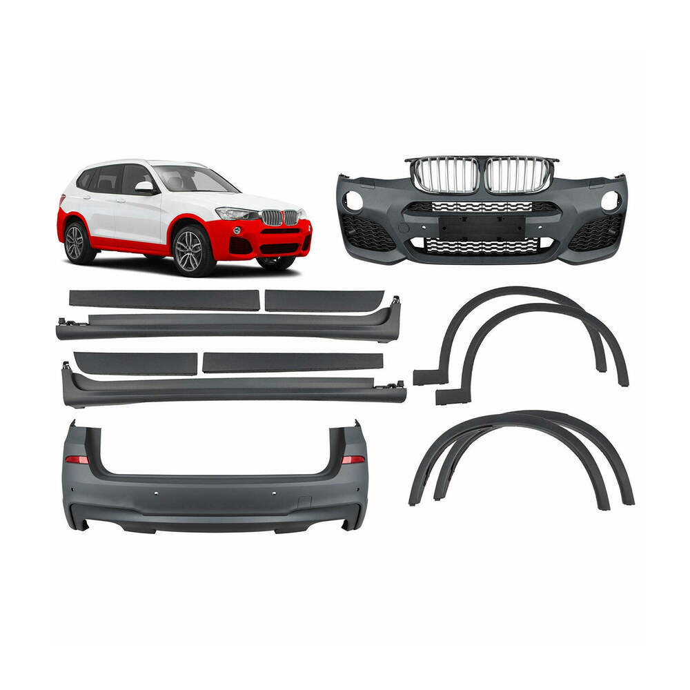 Pachet Exterior compatibil cu BMW X3 F25 X3M Design Pachet Exterior compatibil cu BMW X3 F25 X3M Design