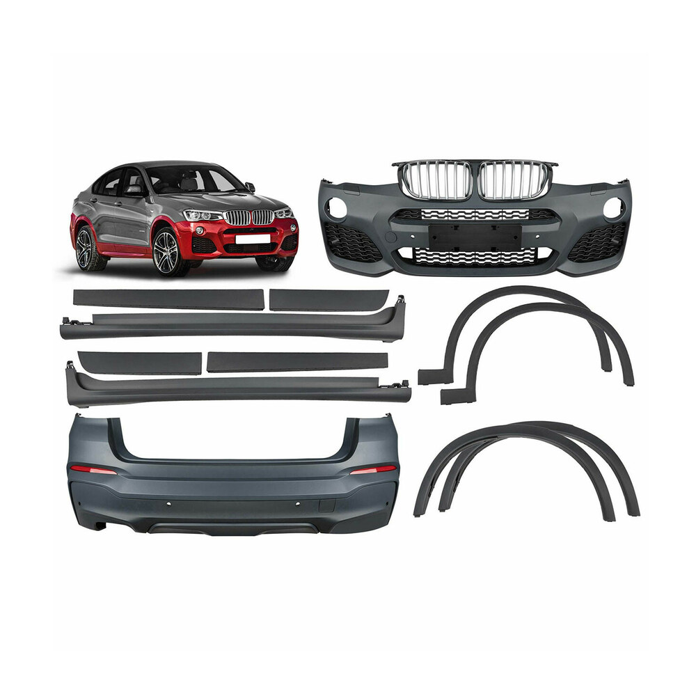 Pachet Exterior compatibil cu BMW X4 F26 X4M Design Pachet Exterior compatibil cu BMW X4 F26 X4M Design