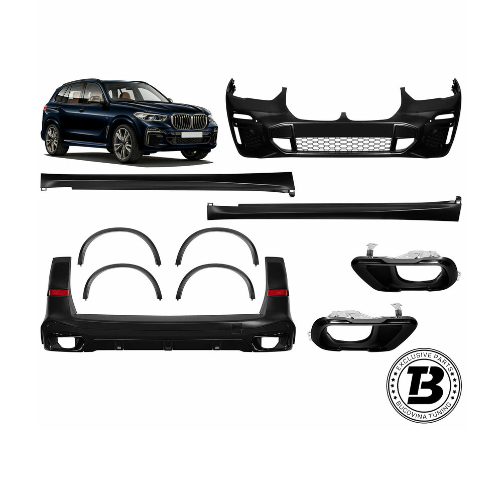Pachet Exterior compatibil cu BMW X5 G05 X5M Design Pachet Exterior compatibil cu BMW X5 G05 X5M Design