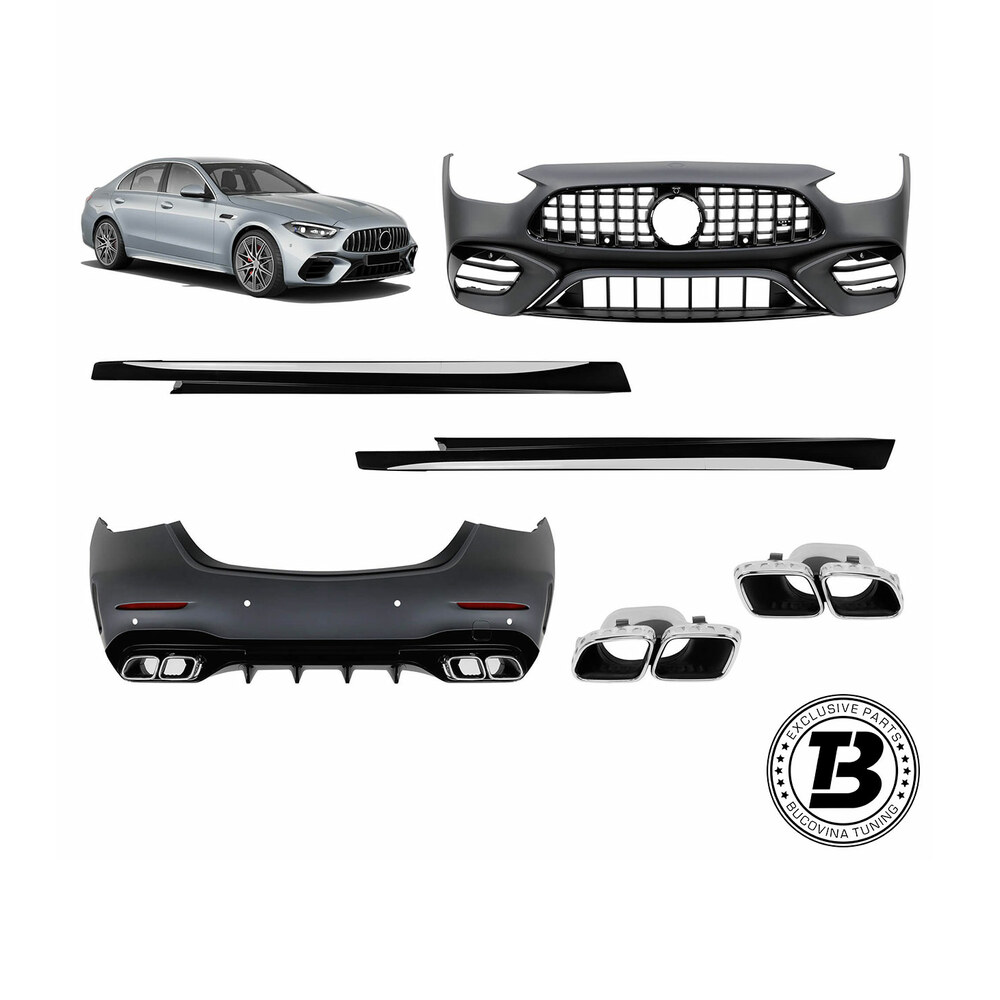Pachet Exterior compatibil cu Mercedes C Class W206 C63 Design Pachet Exterior compatibil cu Mercedes C Class W206 C63 Design