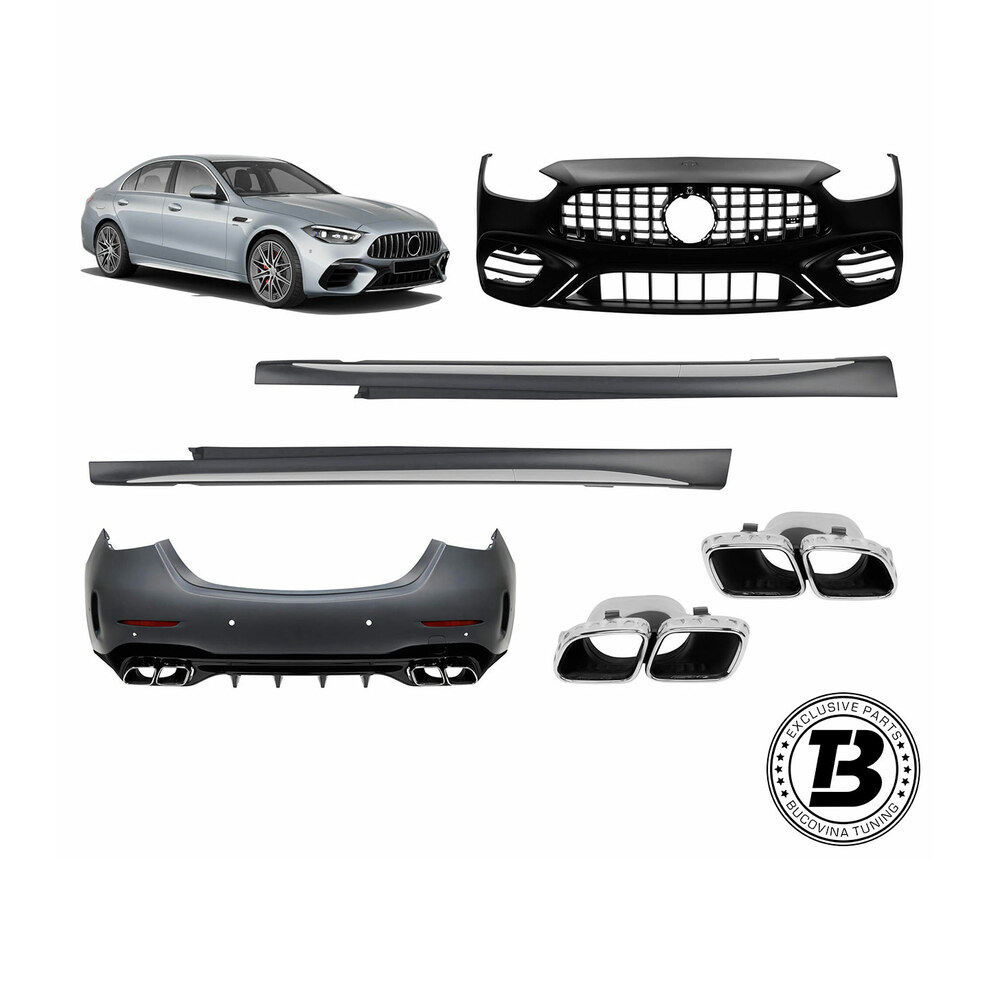 Pachet Exterior compatibil cu Mercedes C Class W206 C63 Design Pachet Exterior compatibil cu Mercedes C Class W206 C63 Design