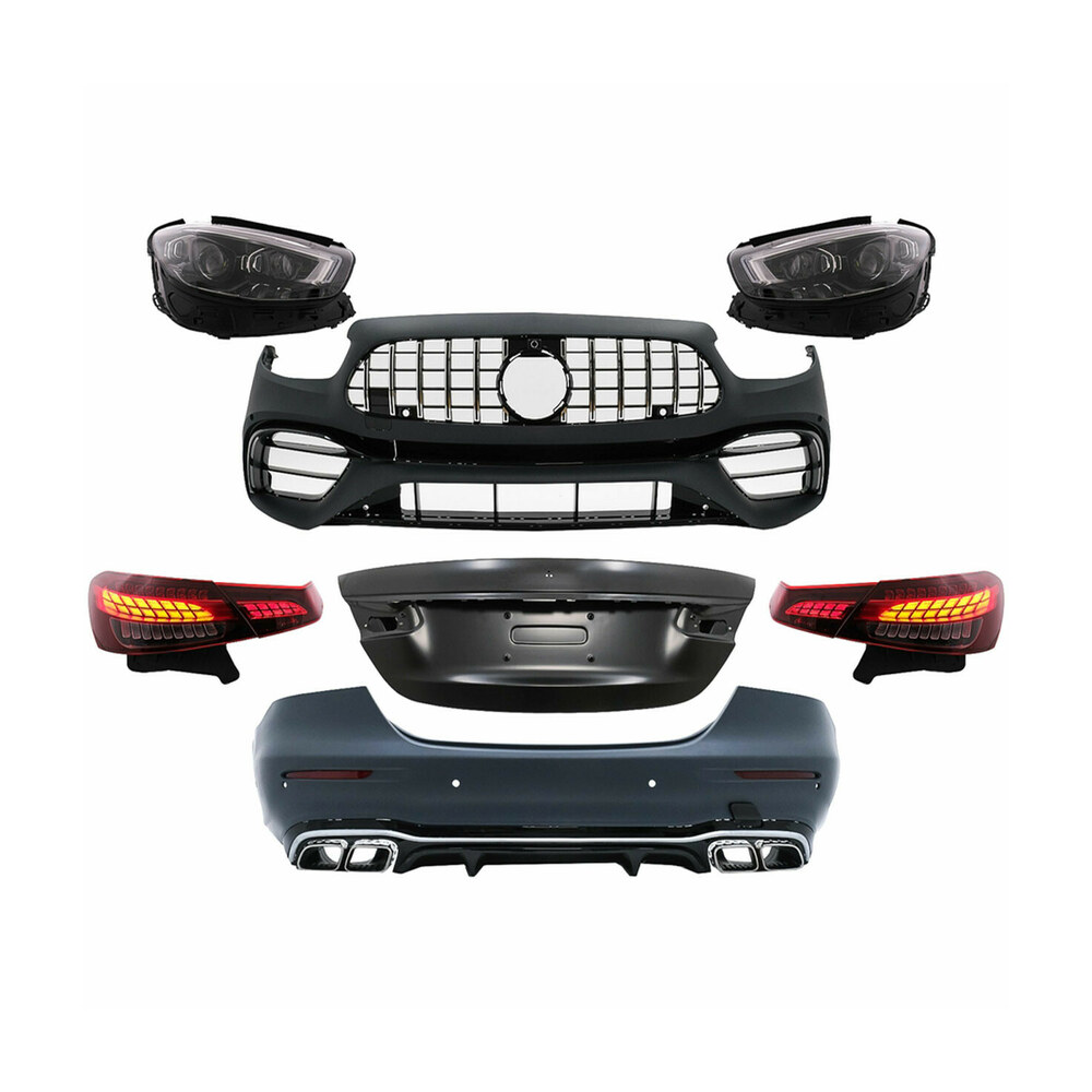 Pachet Exterior compatibil cu Mercedes E Class W213 conversie la E Class W213 Facelift Pachet Exterior compatibil cu Mercedes E Class W213 conversie la E Class W213 Facelift