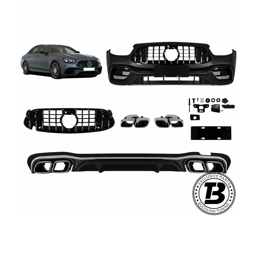 Pachet Exterior compatibil cu Mercedes E Class W213 E63 Design Pachet Exterior compatibil cu Mercedes E Class W213 E63 Design