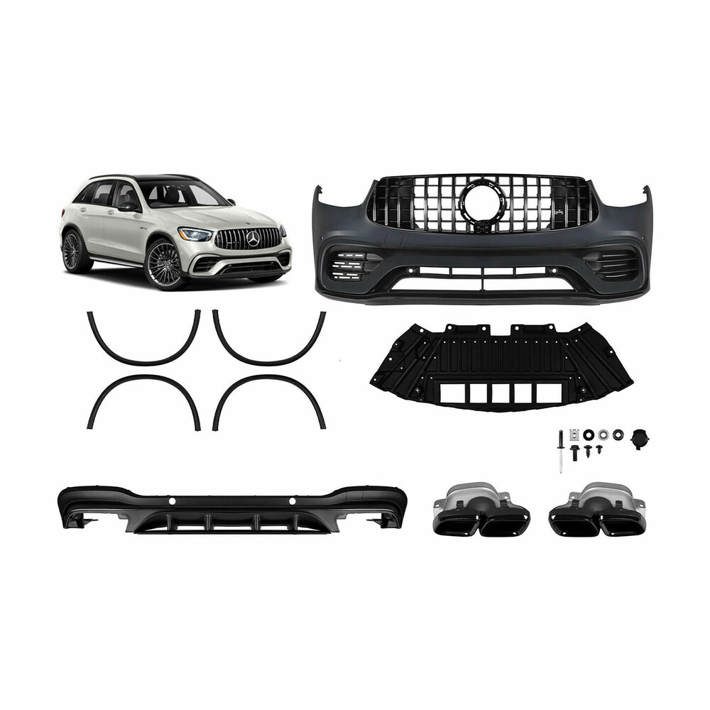 Pachet Exterior compatibil cu Mercedes GLC X253 GLC63 Design Pachet Exterior compatibil cu Mercedes GLC X253 GLC63 Design