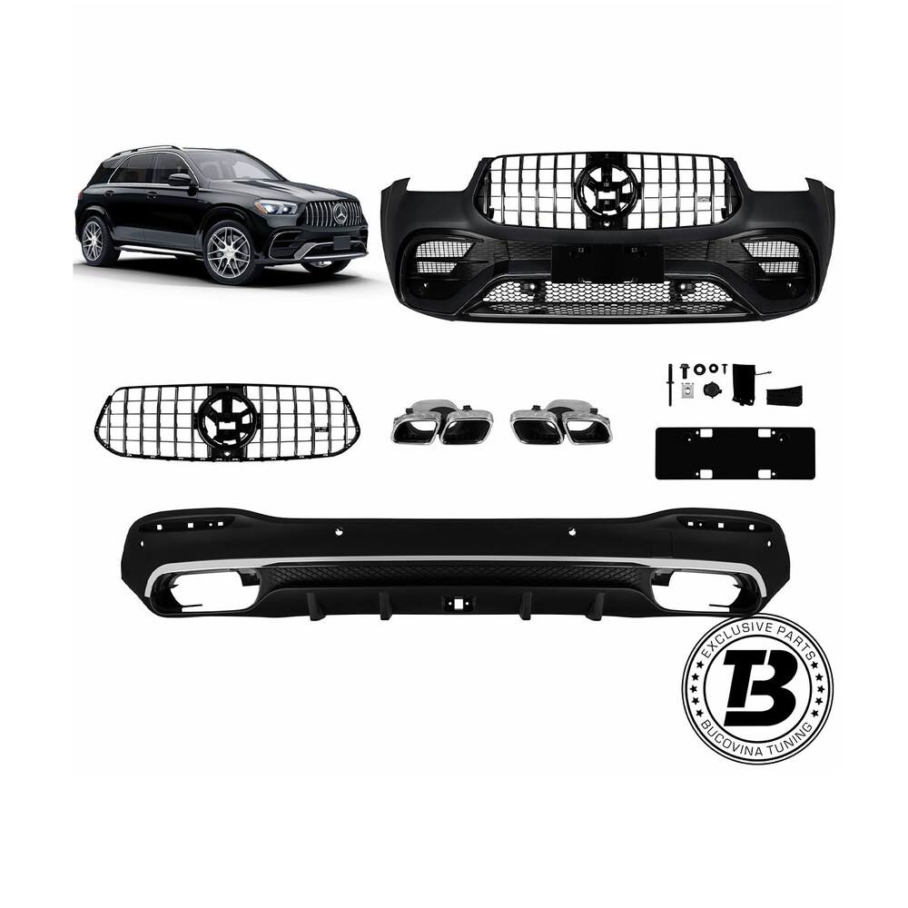 Pachet Exterior compatibil cu Mercedes GLE Coupe C167 GLE63 Design Pachet Exterior compatibil cu Mercedes GLE Coupe C167 GLE63 Design