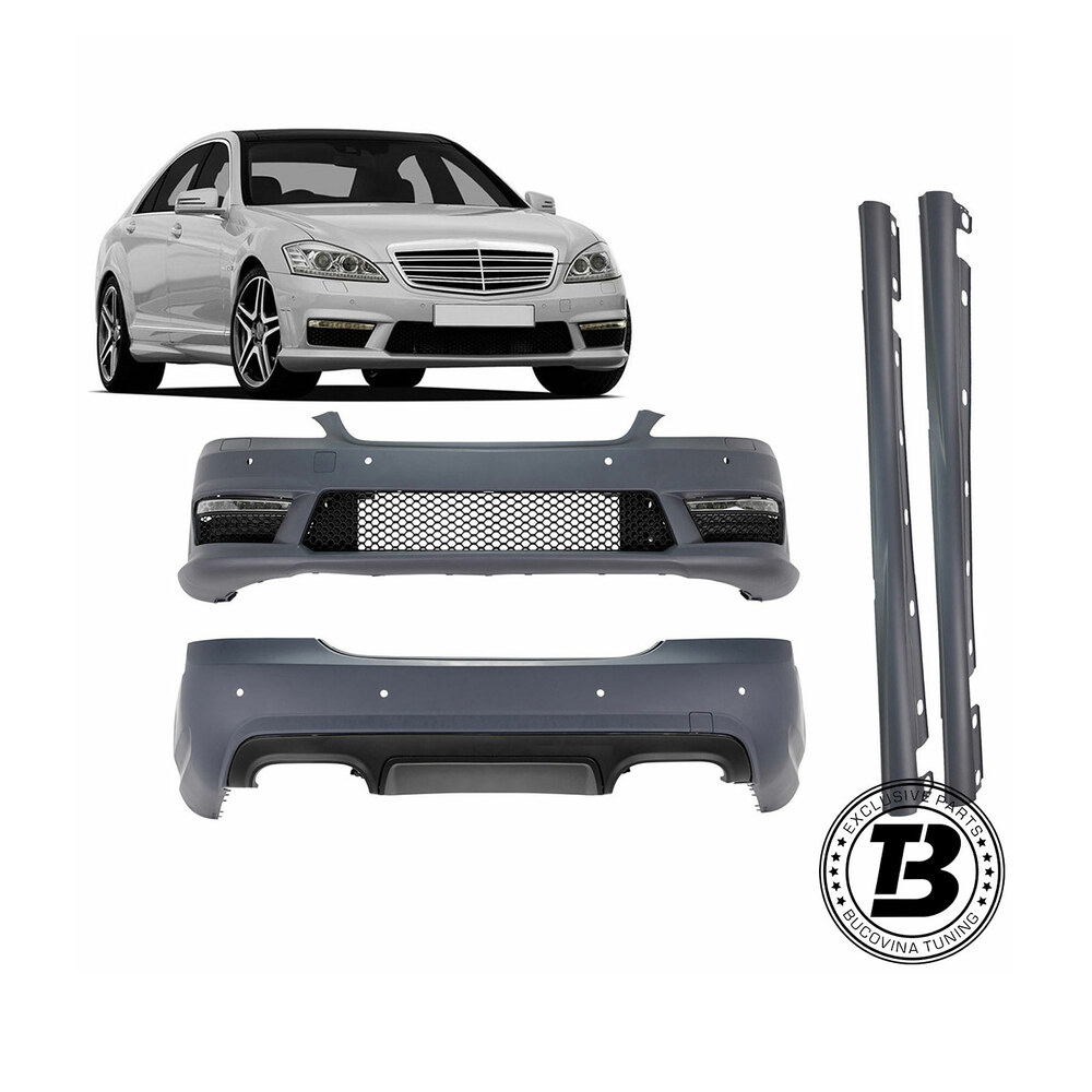 Pachet Exterior compatibil cu Mercedes S Class W221 S63 Design Pachet Exterior compatibil cu Mercedes S Class W221 S63 Design