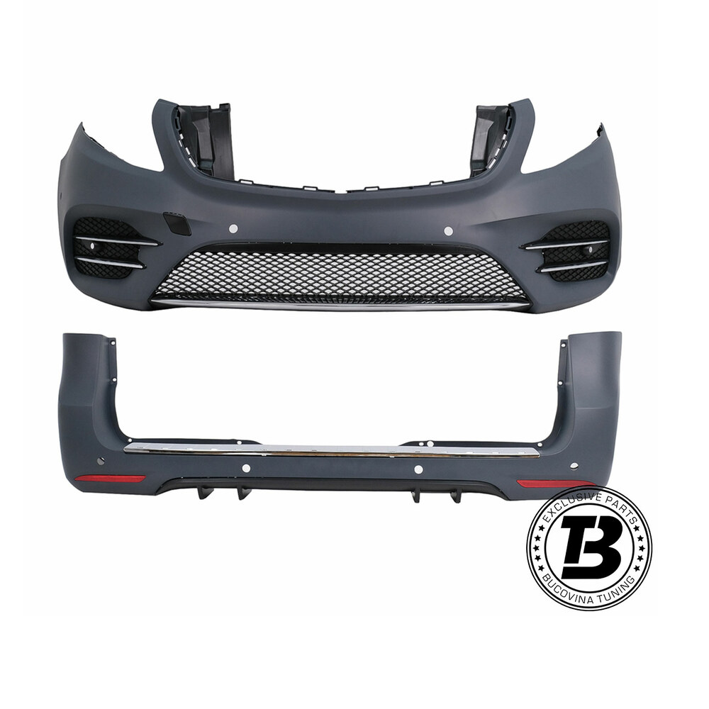 Pachet Exterior compatibil cu Mercedes V Class W447 AMG Design Pachet Exterior compatibil cu Mercedes V Class W447 AMG Design