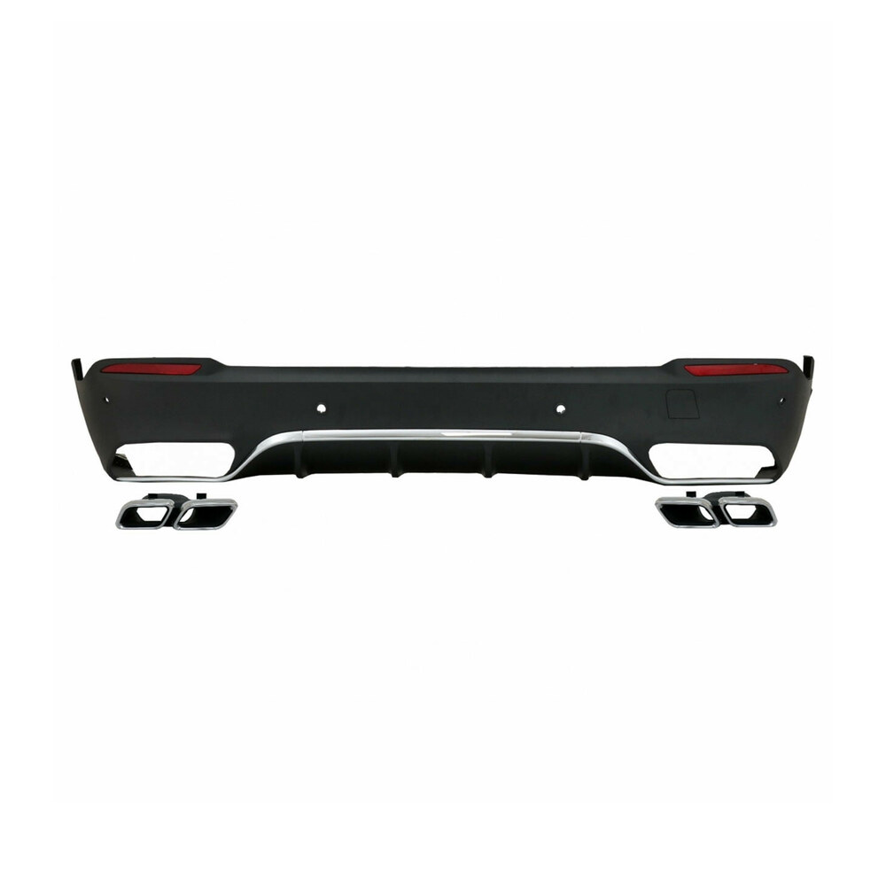 Difuzor Bară Spate cu Ornamente compatibil cu Mercedes GLC X253 SUV Difuzor Bară Spate cu Ornamente compatibil cu Mercedes GLC X253 SUV