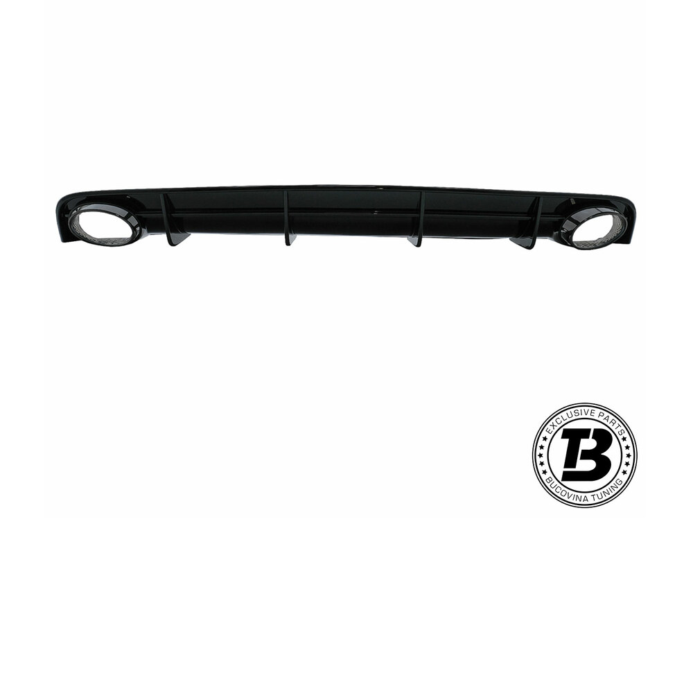 Difuzor Bară Spate compatibil cu Audi A6 C7 4G RS4 Design Difuzor Bară Spate compatibil cu Audi A6 C7 4G RS4 Design